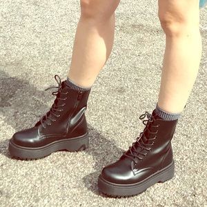The perfect black combat boots